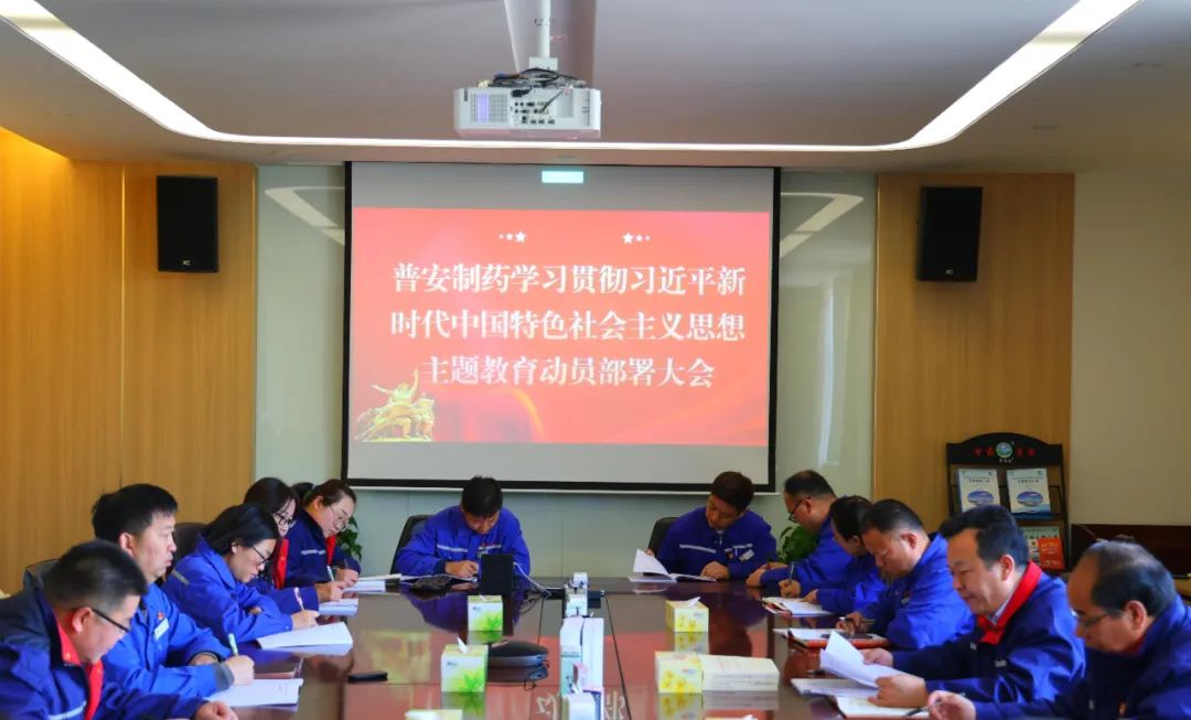 【主題教育】普安制藥召開學(xué)習(xí)貫徹習(xí)近平新時代中國特色社會主義思想主題教育動員部署會